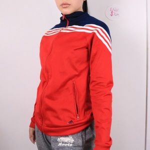 3-STRIPE ADIDAS TRACK SWEATER